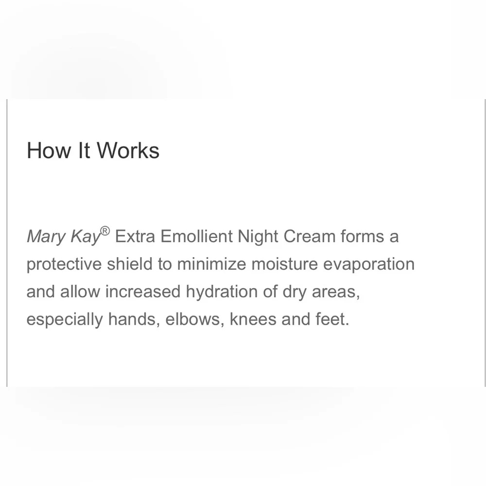 NIB Mary Kay extra emollient night cream - Picture 6 of 6